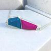 Magnetic - Reversible Necklace - 36 combinations - red, blue, yellow, pink